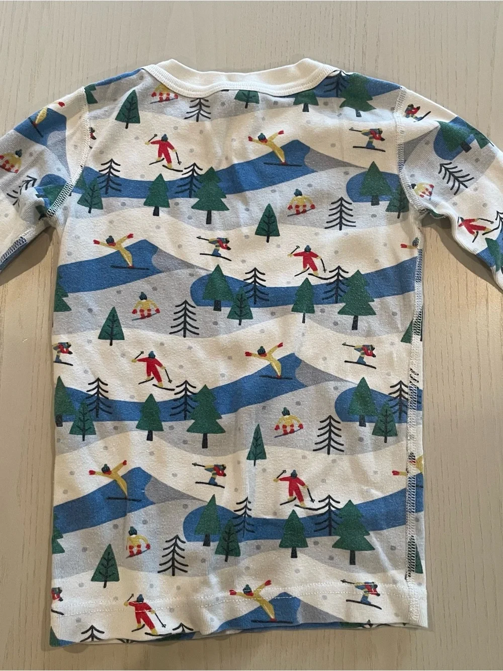 Hanna Andersson HannaJams Long John Pajama Set Ski Slope - Size 5 110